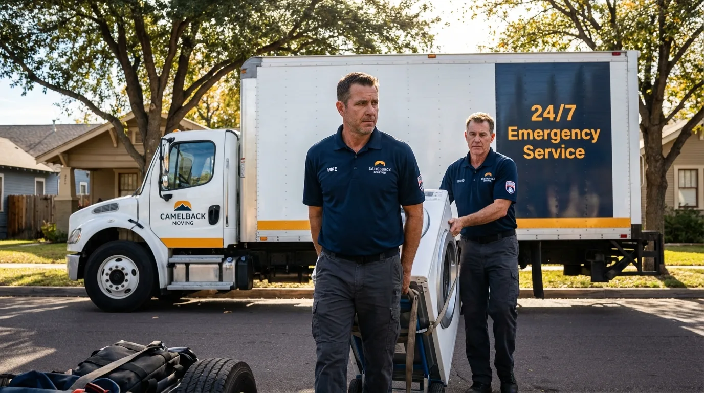 CamelBack Moving crew loading furniture in Winnsboro, LA